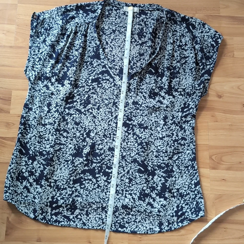 Joie Suela Printed Silk Top Blouse S